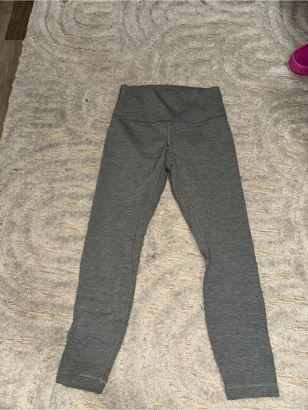 lululemon athletica Heather Gray High-Rise Leggings